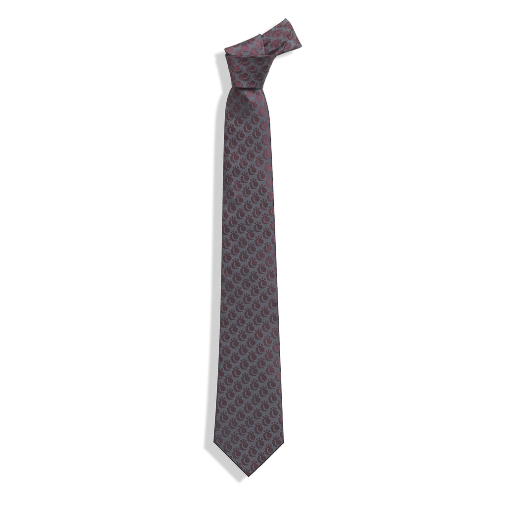 Crimson Elegance Grey & Burgundy